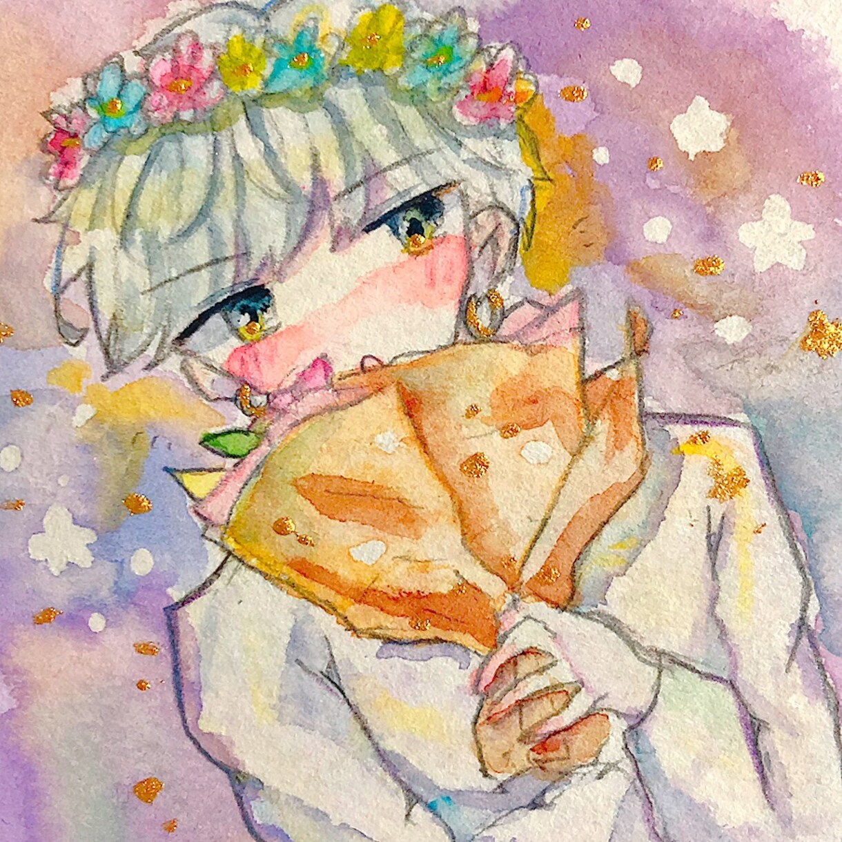 SNSアイコンイラスト アナログでお描きします 透明水彩で鮮やかで温かみを感じられるあなただけのアイコンを！ イメージ8