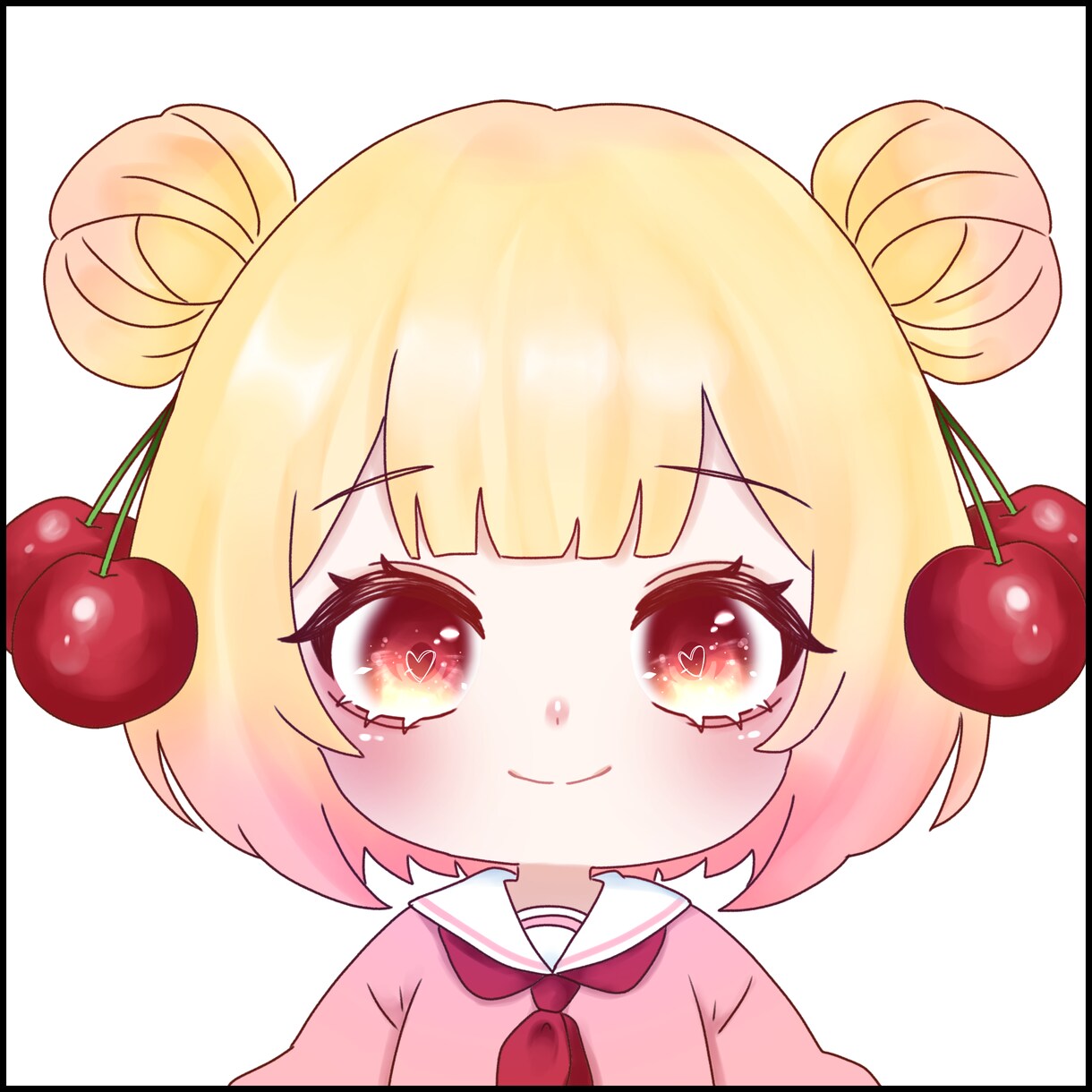 シンプルなアイコンを描きます あなたの好みの子をイラストにします イメージ1