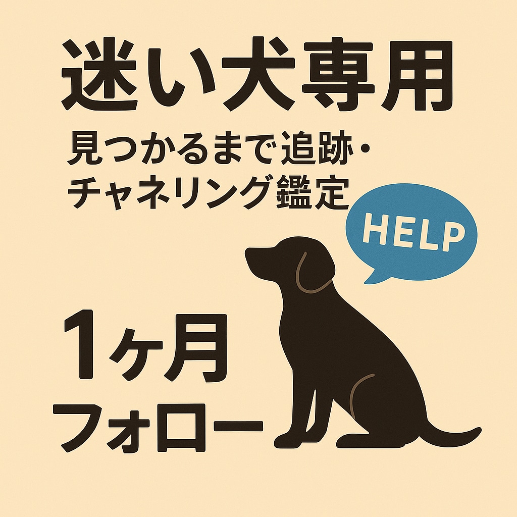チャネリングで迷子のワンちゃんネコちゃんを探します チャネリングで迷子の犬、猫をお探しします。 イメージ1