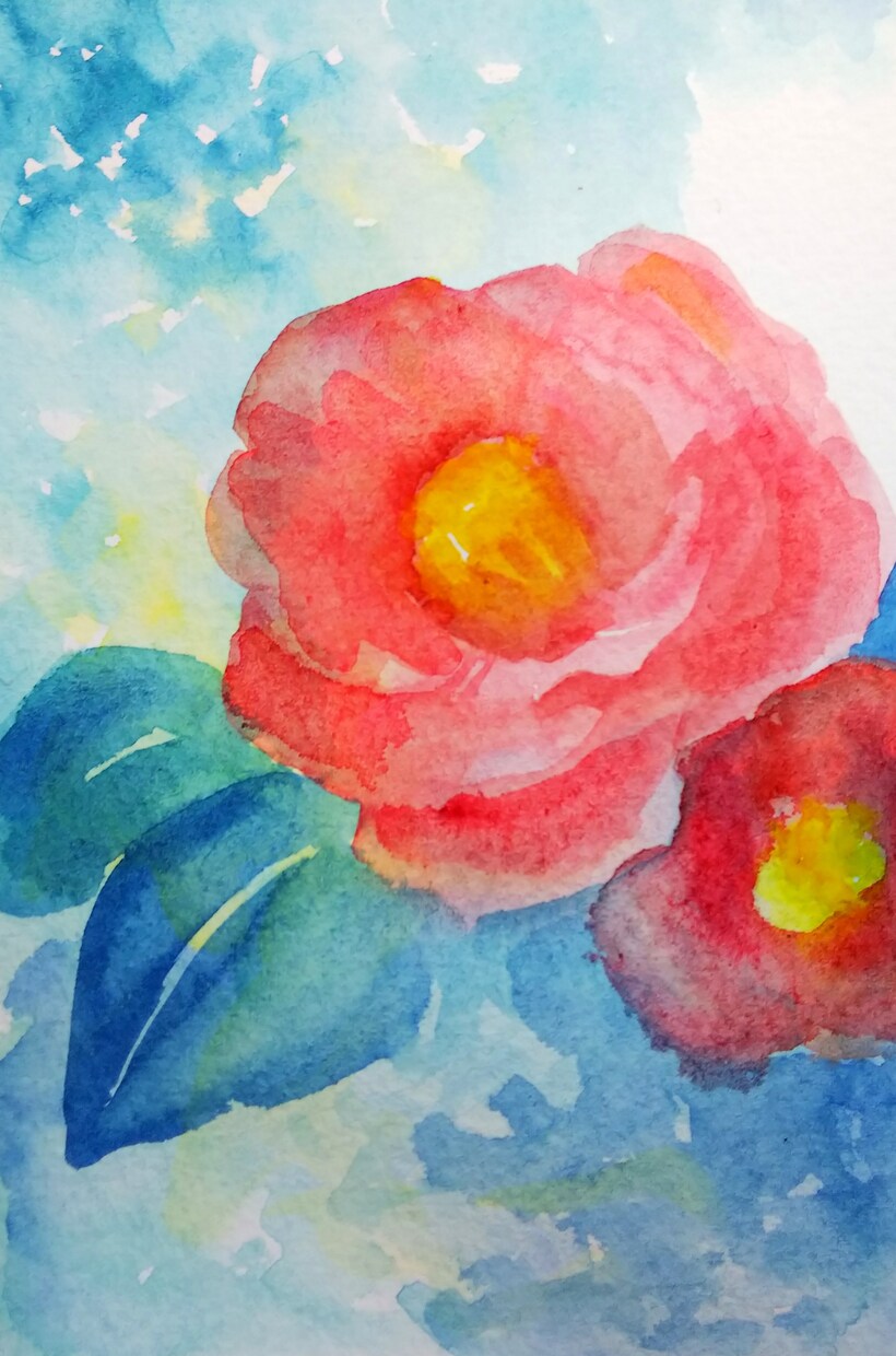 お花の絵お描きします メッセージカードやお部屋のインテリアに！水彩画の一枚絵を イメージ3