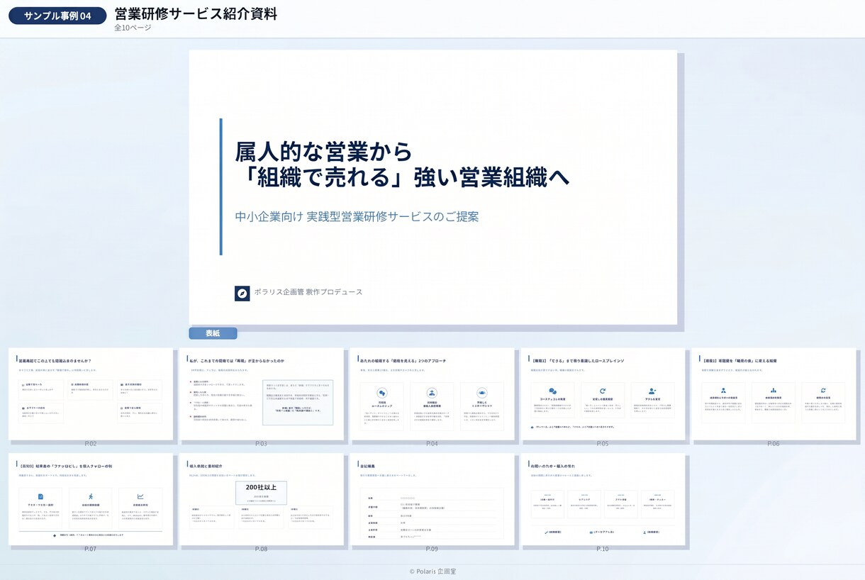 メモからOK！会社紹介資料を分かりやすく作成します 会社の魅力や強みを分かりやすく整理、資料化します イメージ7