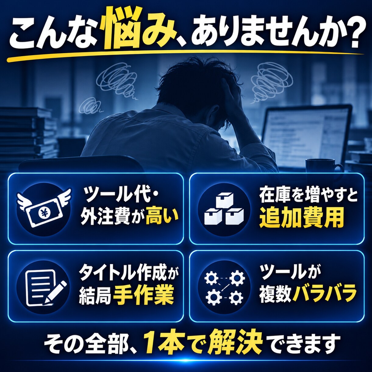 AI搭載の最先端自動化ツールでeBay自動化します 出品も、価格改定も、SEOも。あなたがやる必要はありません。 イメージ2
