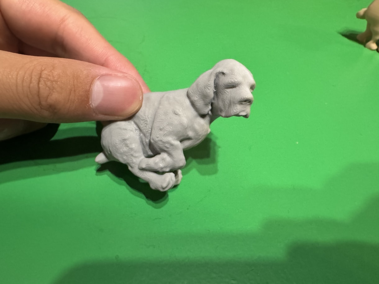 愛犬・猫をミニチュアフィギュアにします 3Dプリンターで愛犬・猫をミニチュアフィギュアにします イメージ3