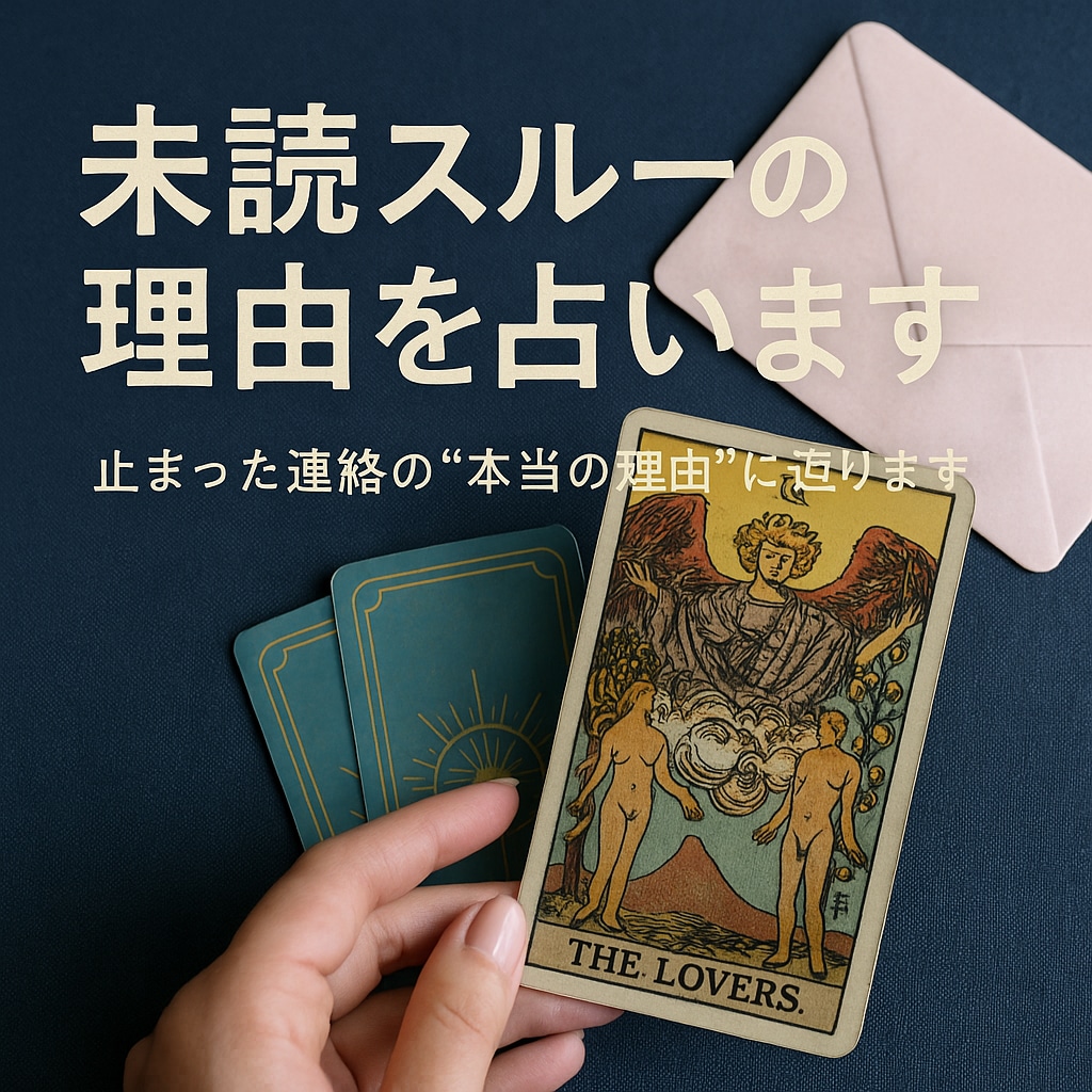 未読スルーの真相を探ります その未読は、優しさ？迷い？終わり？ イメージ2