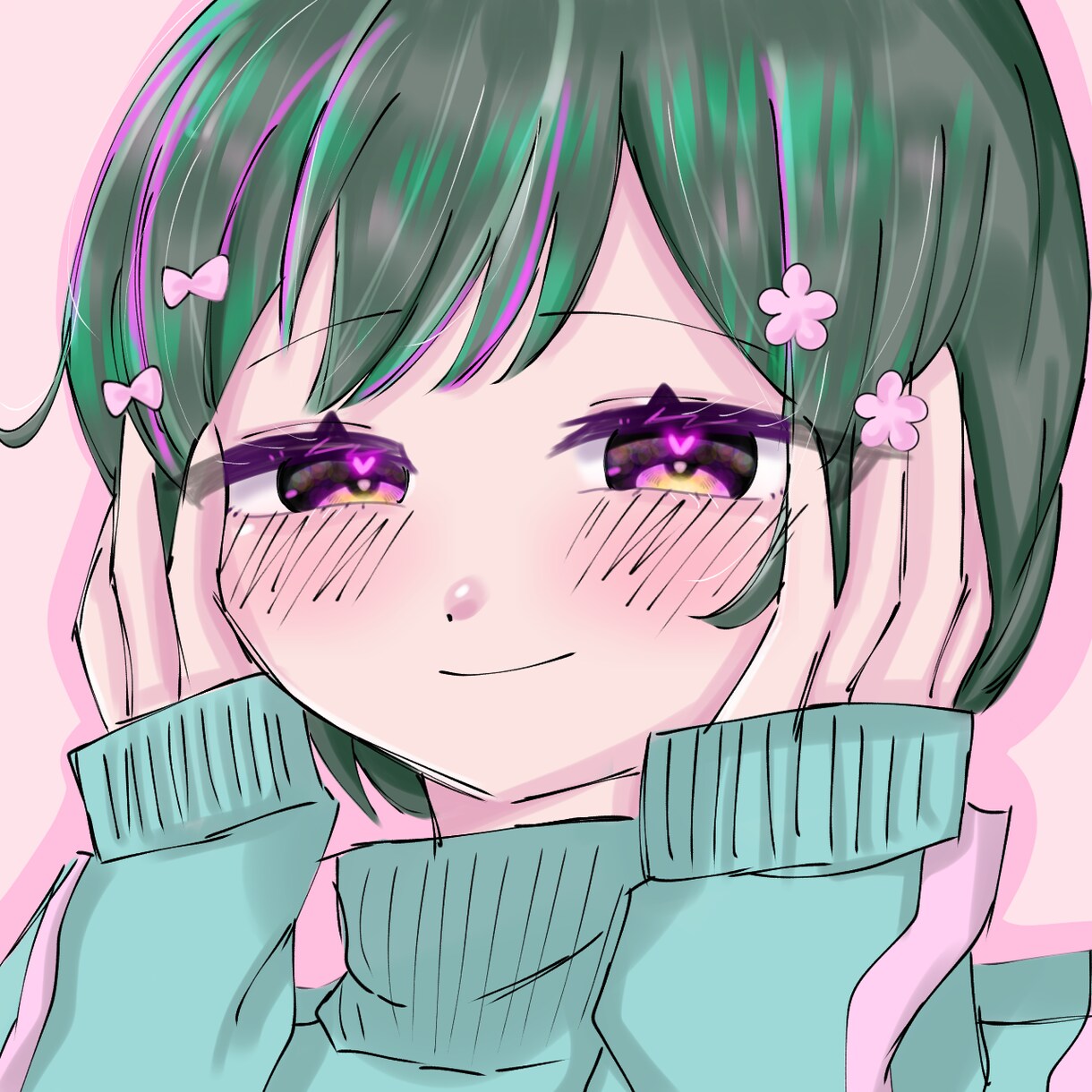 アイコンイラストお描きします 可愛い人物をお描きします！初心者ながら精一杯頑張ります！ イメージ2