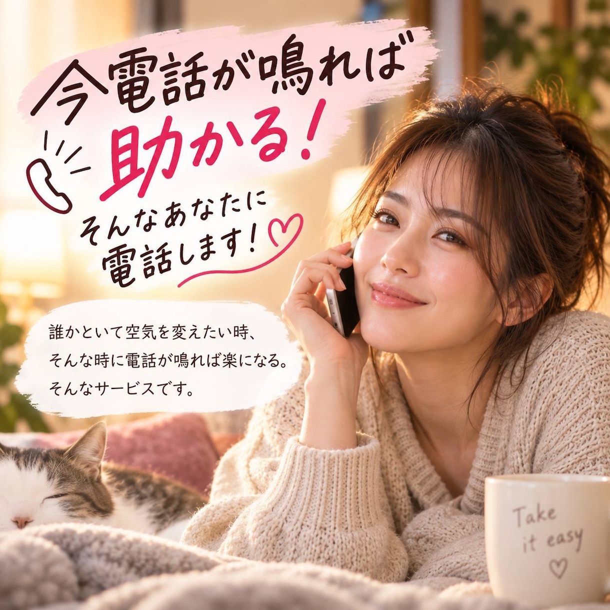 気まずい場面から抜け出す電話をかけます 飲み会・デート・帰りたい時に！あなたの脱出をお手伝い イメージ1