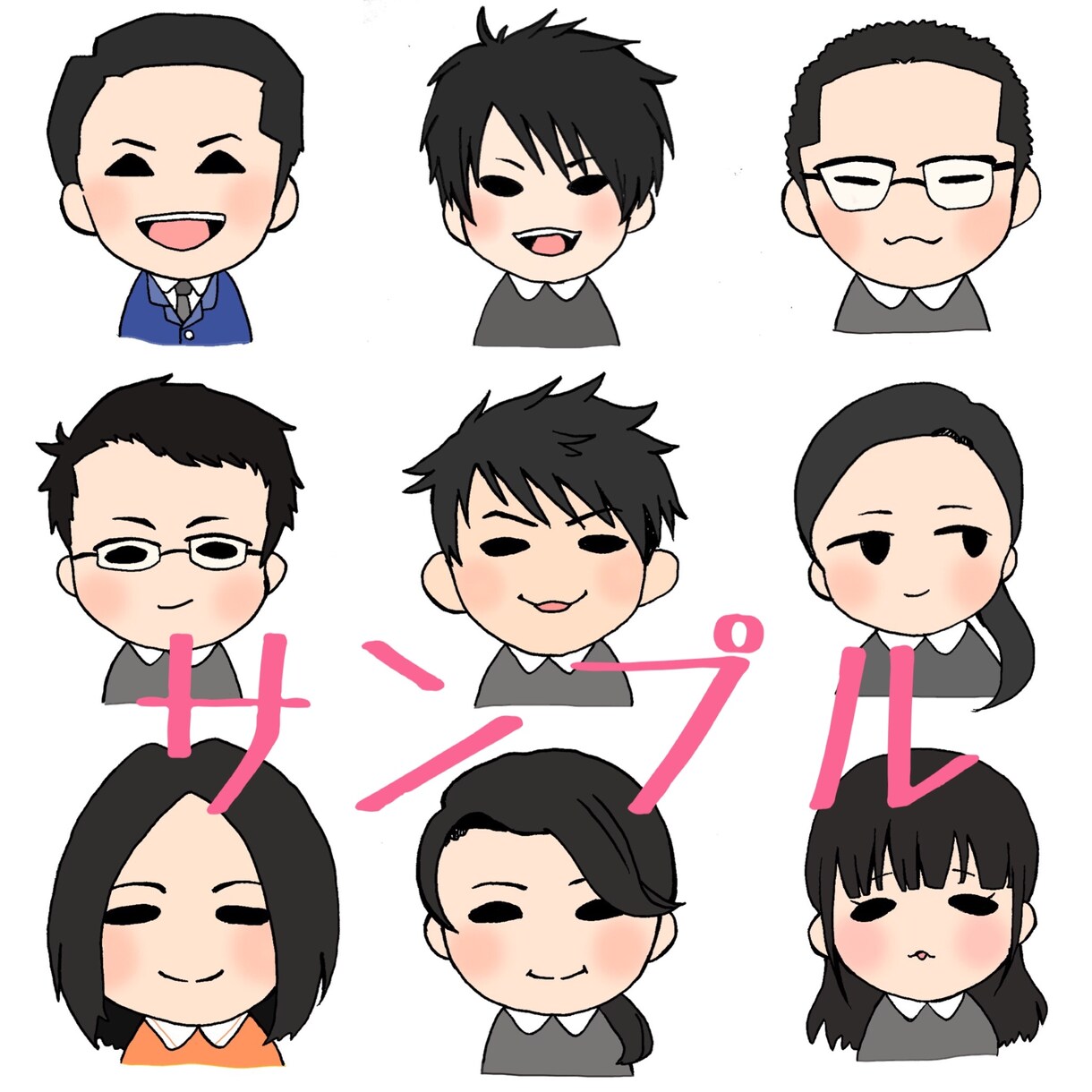 可愛いイラストお描きします SNSや壁紙等におススメ！写真を元にでもOK！ イメージ3
