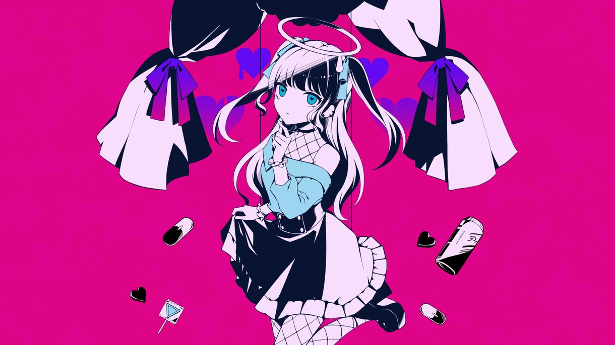一枚絵、MV等のイラスト描きます ご希望に合わせたイラストを制作いたします！ イメージ8