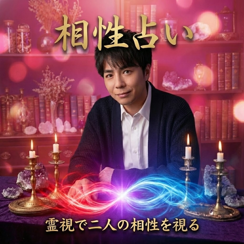 二人の相性を魂レベルで霊視します 性格診断では分からない「魂の相性」を読み解きます イメージ1