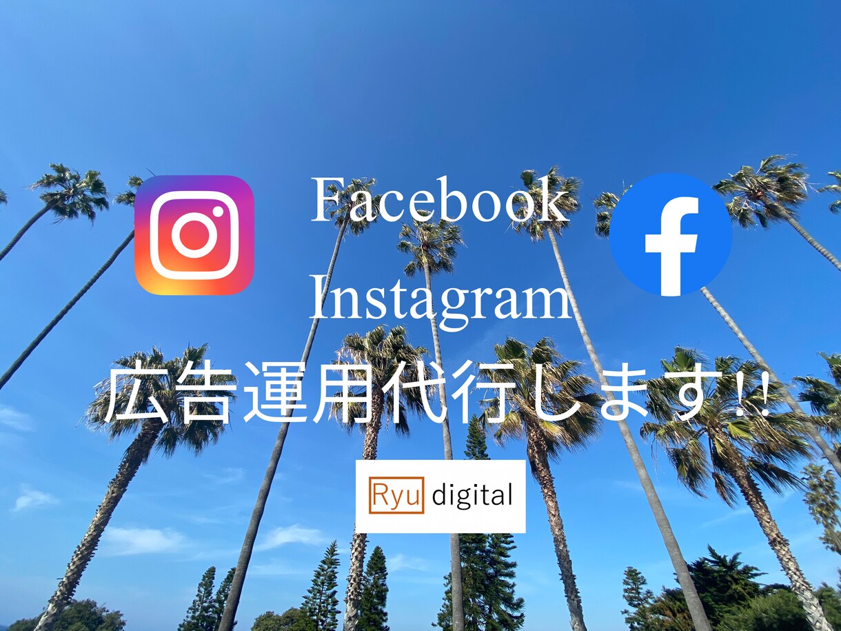 Facebook広告代行を5000円から致します ネット広告最先端の国アメリカに住む私が広告運用をサポート!! イメージ1