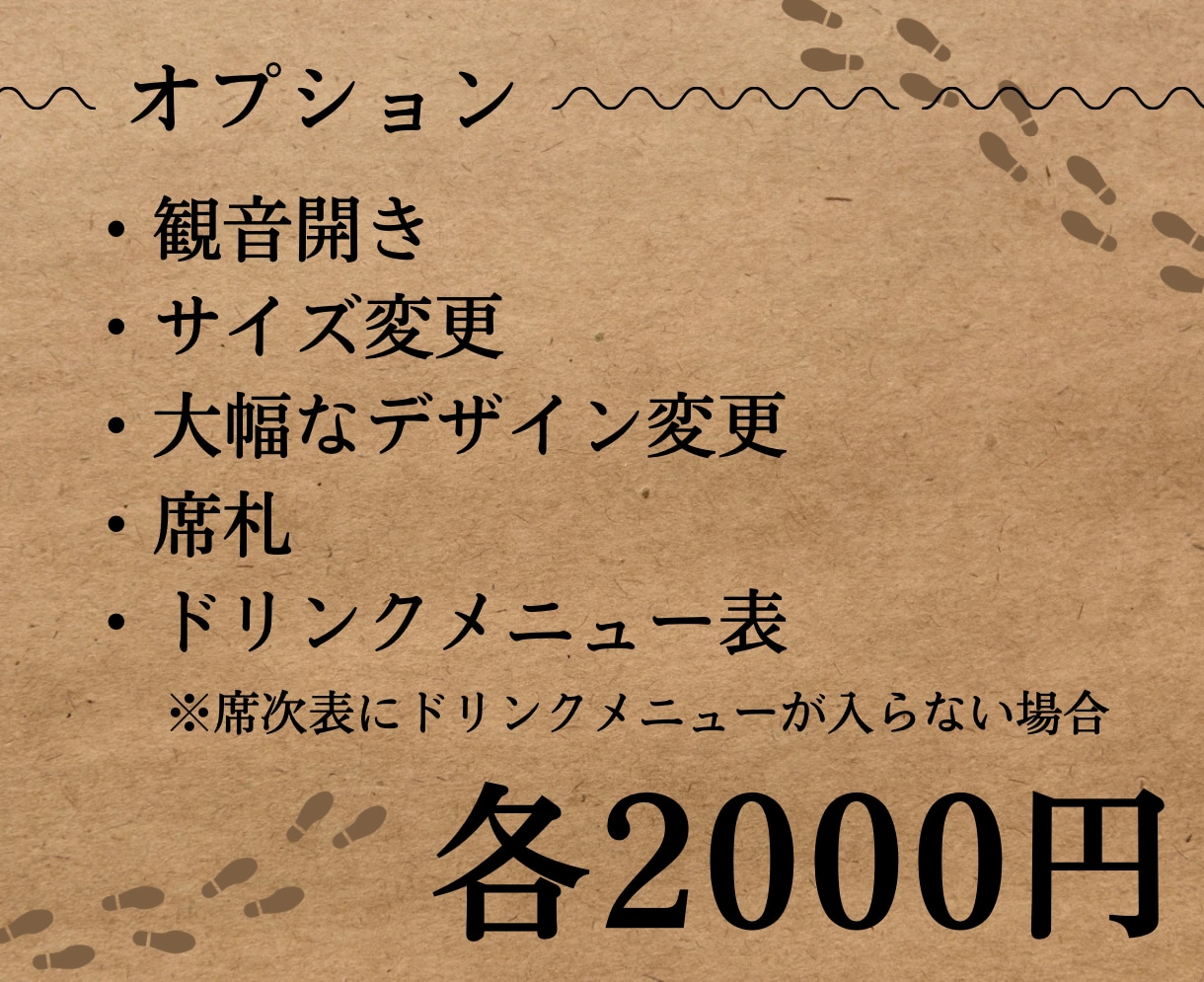 ハリーポッター忍びの地図風席次表を作成ます あの映画の世界を結婚式で再現！席次表以外にも作成可能！ イメージ3