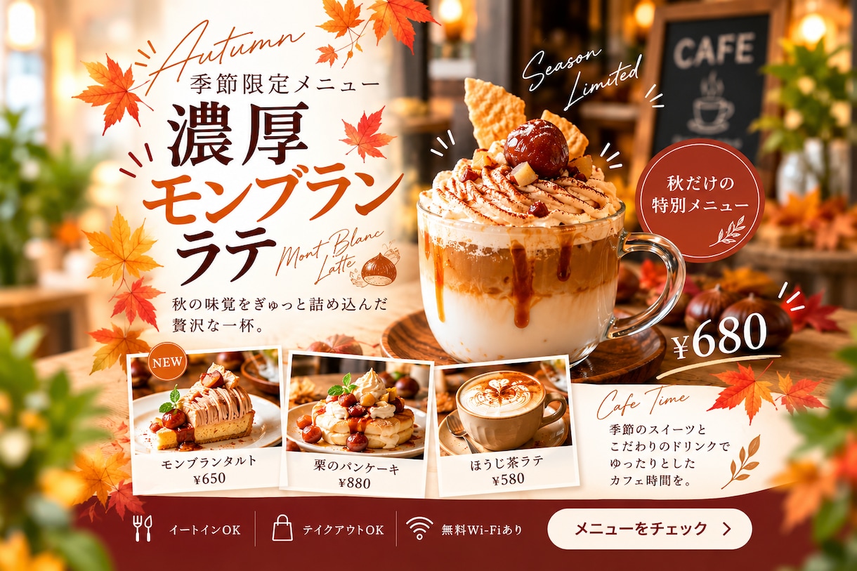 Instagram投稿画像を5枚作成します 忙しい店舗様のSNS投稿を画像と文章でサポート イメージ2