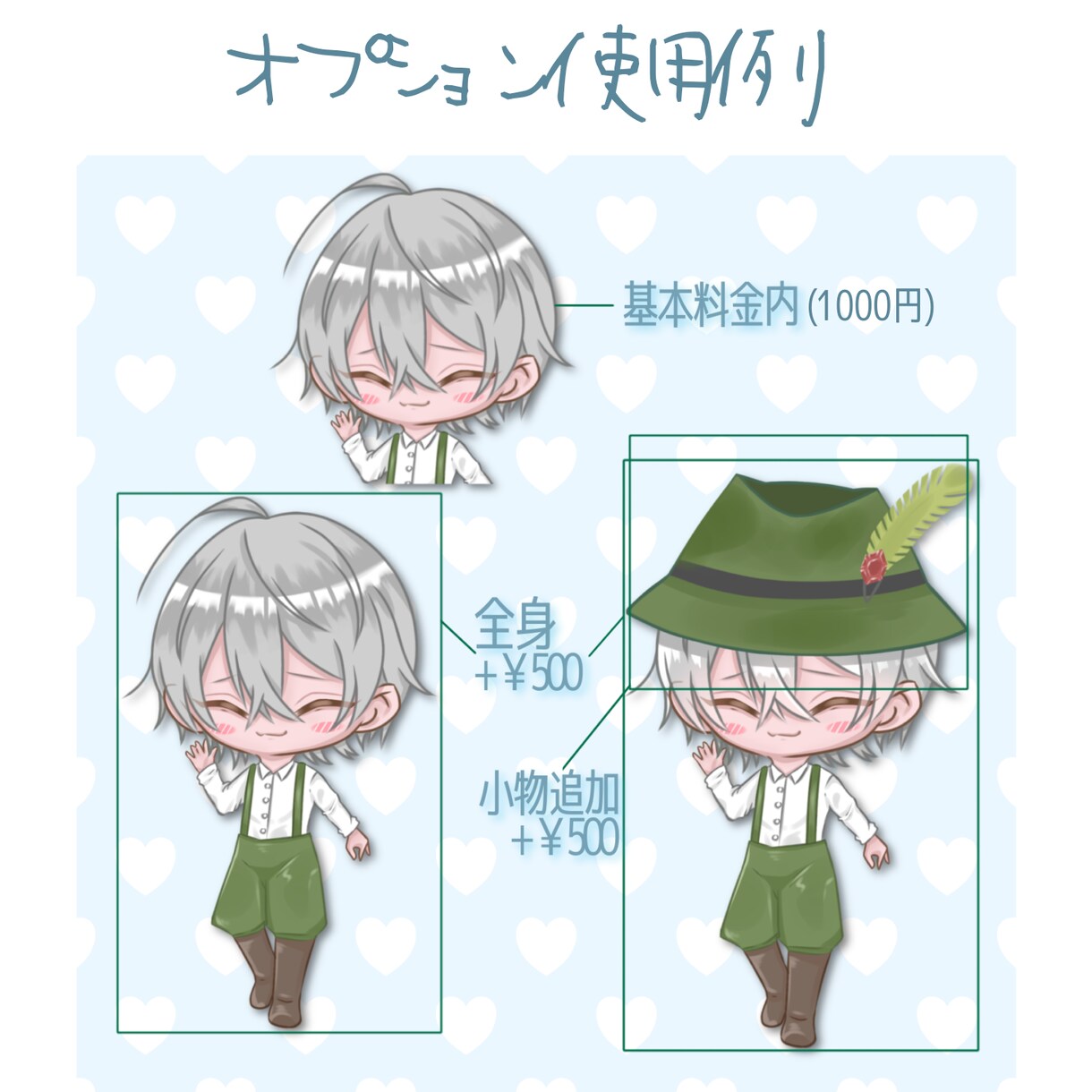 商用利用◎！色んな画風で推し！コテ！お描きします アイコン、グッズ制作、活動者様への応援等に！ イメージ5