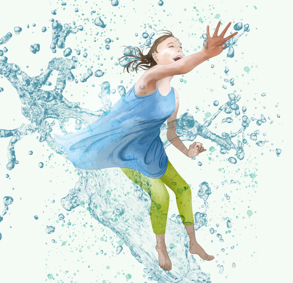 やさしさ、明るさを大切にする人物イラストを描きます 人物の背景、モチーフご要望に合わせて対応いたします イメージ2