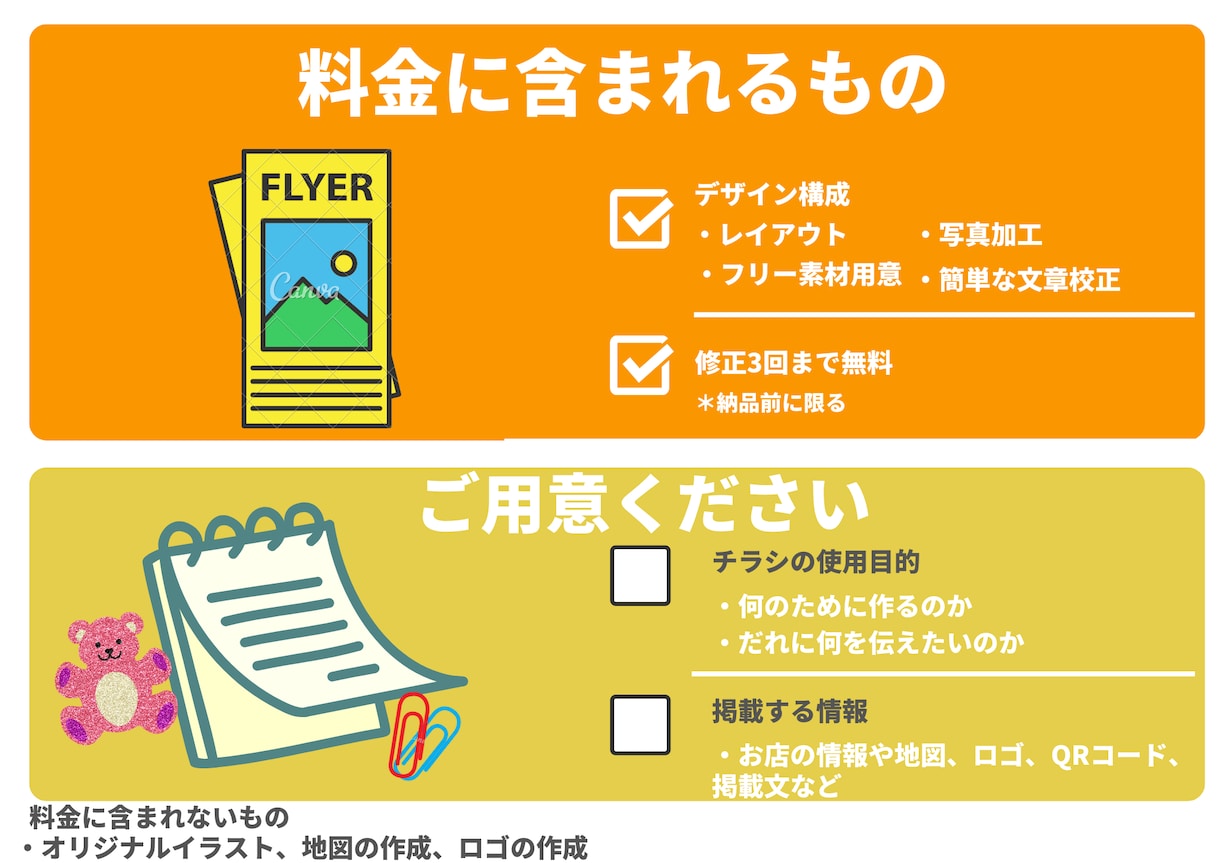 チラシ作成代行します 【個人事業主さま応援】サクッと依頼したい、あなたへ イメージ3