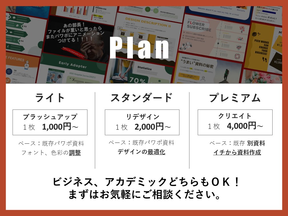 相手が頷くパワーポイント資料を作成します 東大卒の戦略部員が、あなたの目的に合ったプレゼン資料を作成！ イメージ3