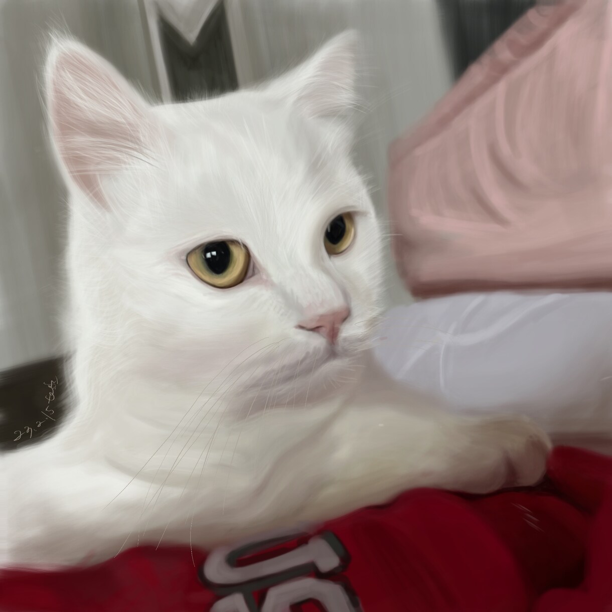 ペットのリアルな似顔絵を描きます iPadでリアルなデジタル絵を提供します。 イメージ7