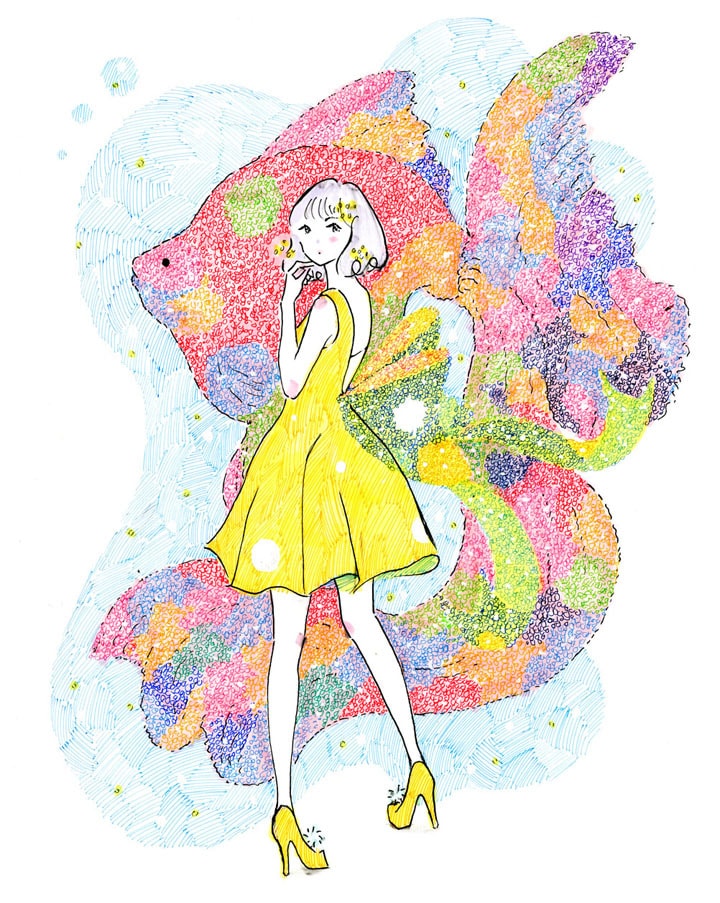 商用実績アリ！シンプルでおしゃれなイラスト描きます ポップで透明感のある女性のイラストならおまかせ！ イメージ8