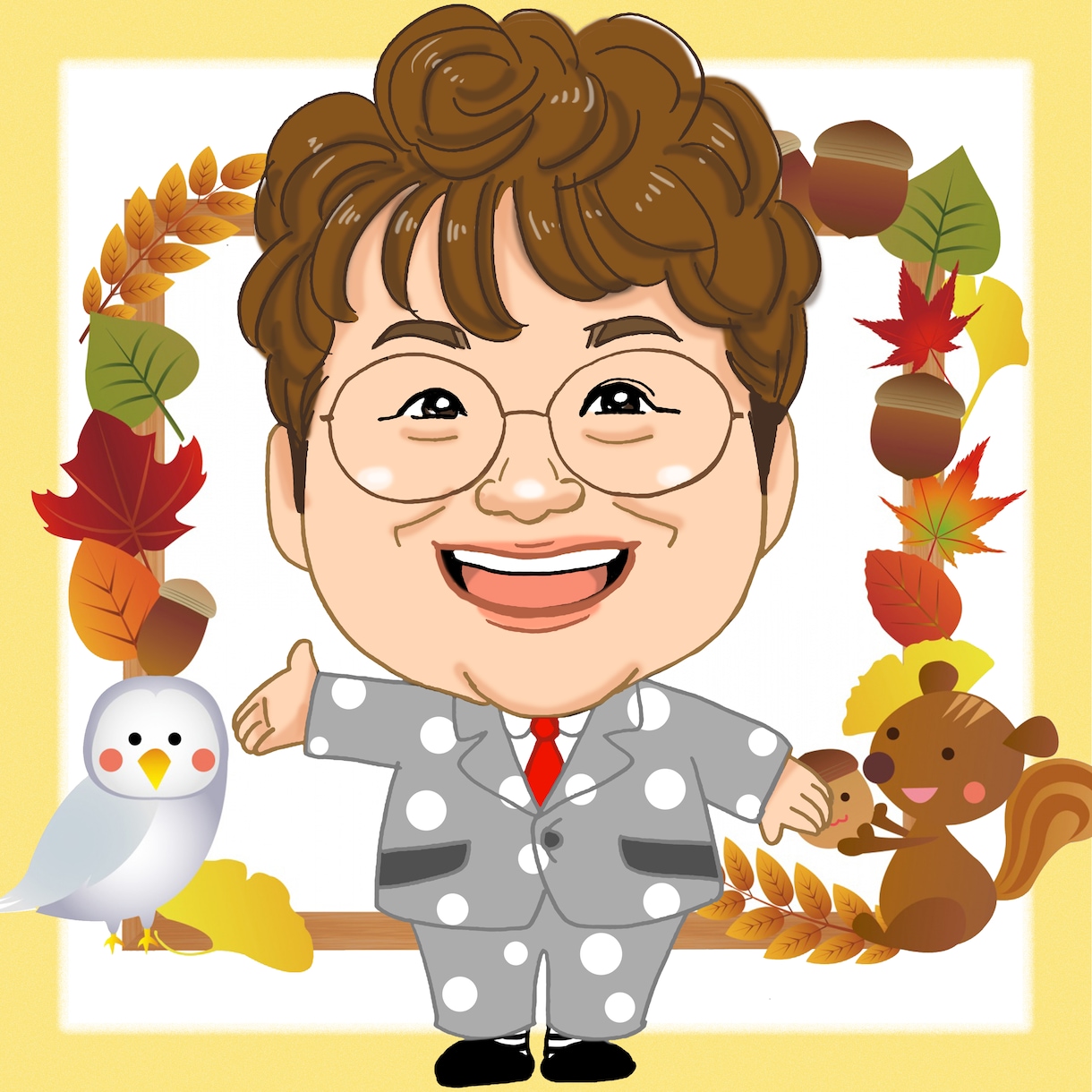 名刺やHP、アイコンに！デジタル似顔絵お描きします ビジネスにお役立ち！アイコンにも！JPG、PNGでお渡し イメージ1