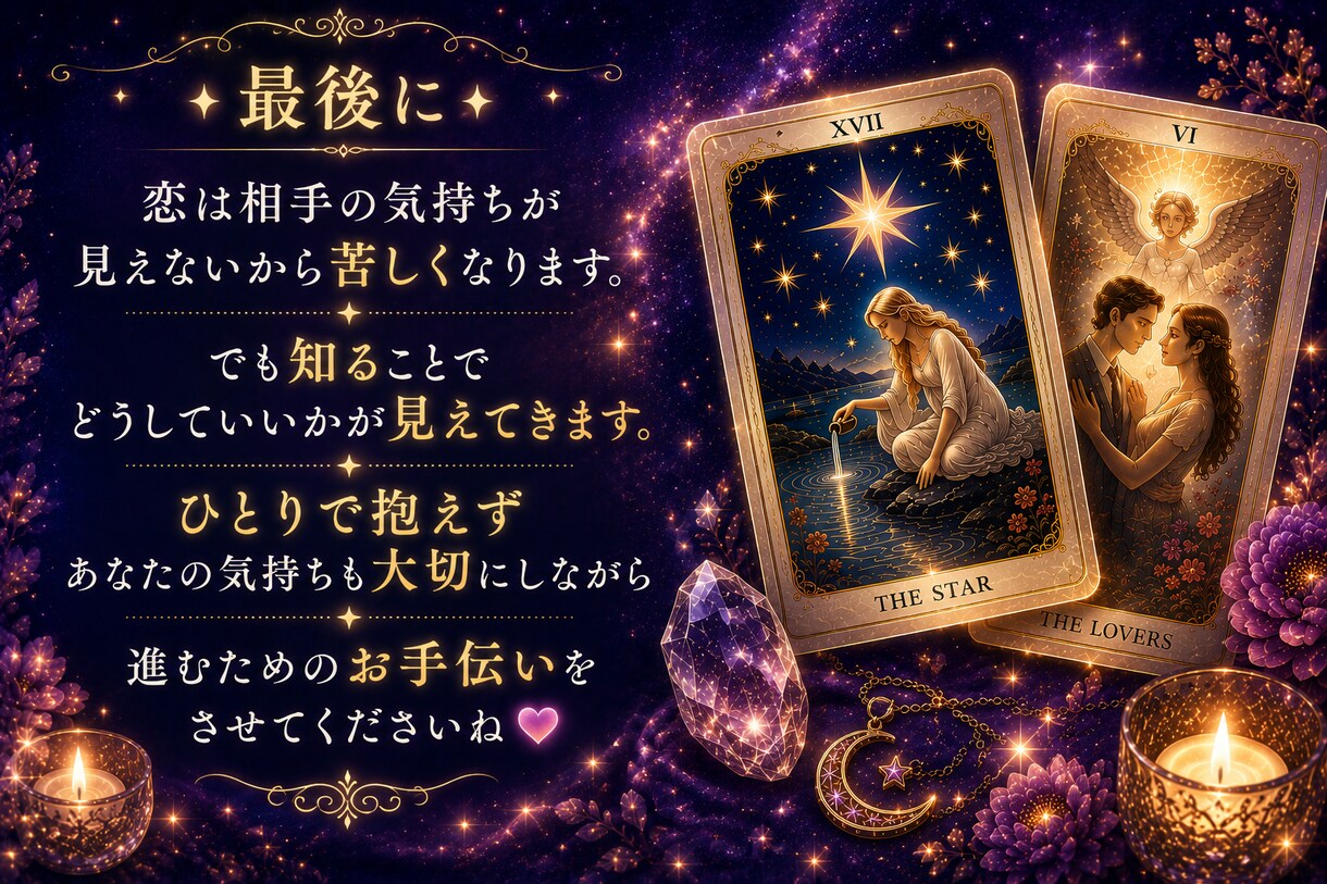 彼の本音を心理学×スピリチュアルで鑑定します 音信不通・未読無視・片思い｜彼の気持ちと今後を読み解きます イメージ5