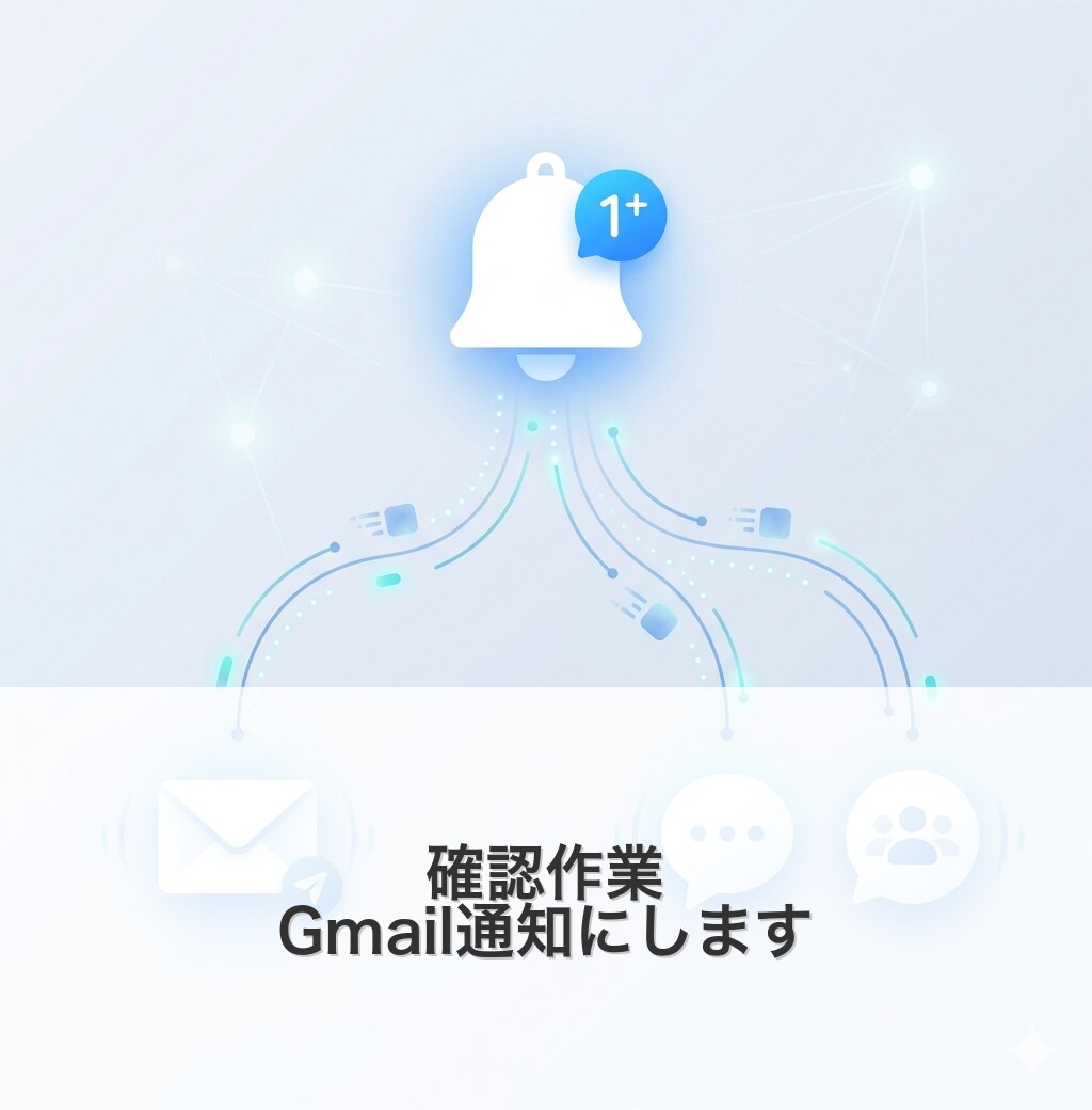 毎日の確認作業を自動で通知します もう自分で見に行かなくてOK！自動で届く通知を構築 イメージ1