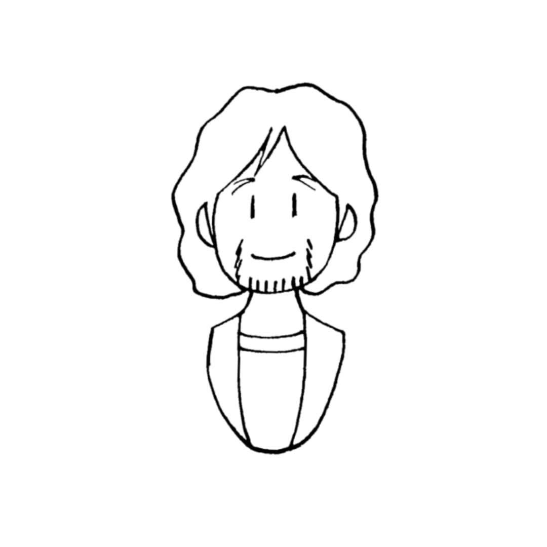 あなたの似顔絵をシンプルな線で描きます 名刺などに使える、ゆる～く可愛い線画をコンパクトに作ります。 イメージ2