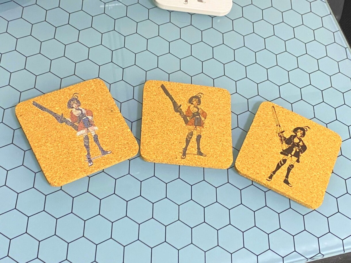 オリジナルグッズ(革細工、小物)をお作ります レーザーカッターにより微細なデザインも作れます イメージ7
