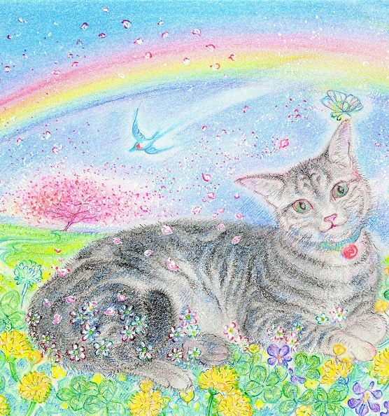 映画のワンシーンのようなペット似顔絵、遺影描きます 猫耳はペットおくりびと、あの頃へ、思い出の国へお連れします。 イメージ2