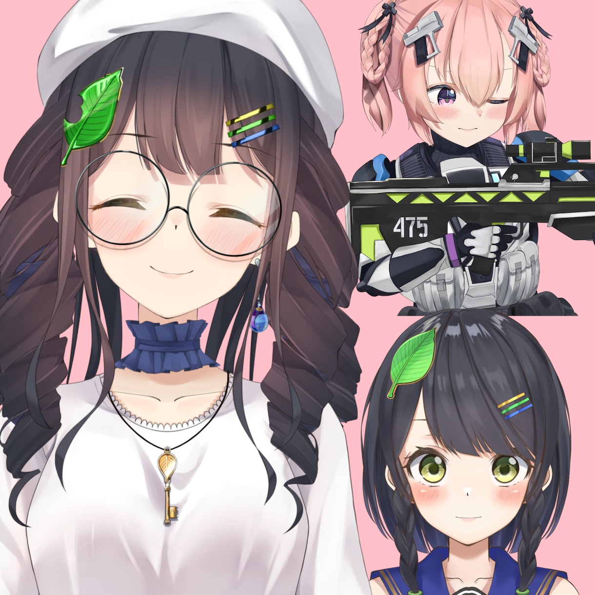VTuberさんのLive2Dモデリング致します 要望に沿ったモデリングに！提携イラストレータ様で２万円引き！ イメージ4