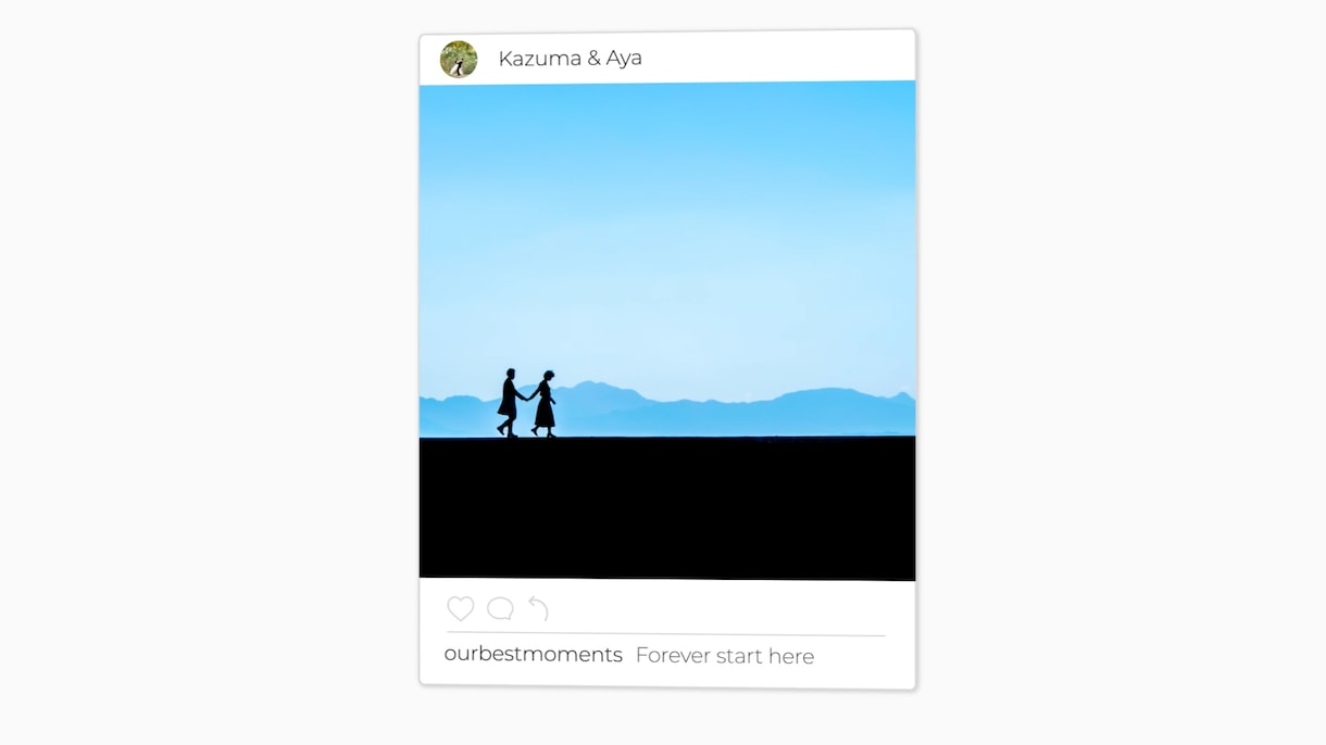 結婚式オープニングムービー【インスタ風】作ります スタートアップ価格！インスタグラム風のオープニングムービー！ イメージ7