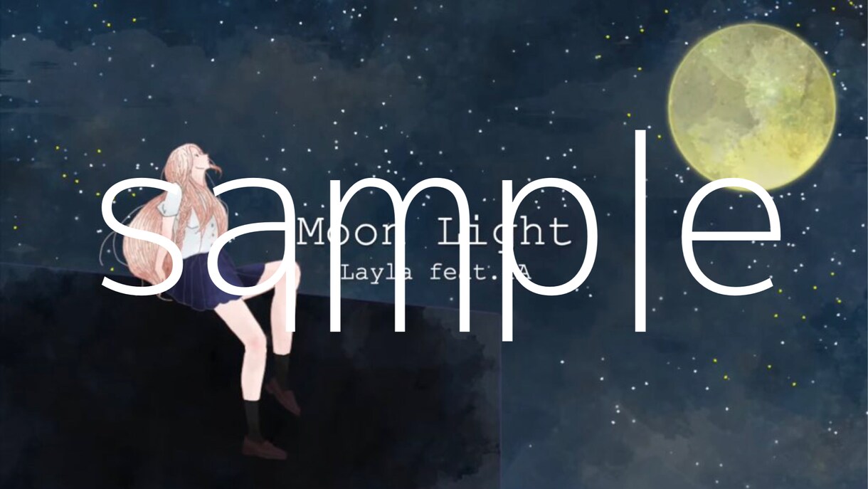 楽曲に合わせてイラスト描きます 歌ってみた/MV/CDジャケット/グッズなどにお使い下さい イメージ4
