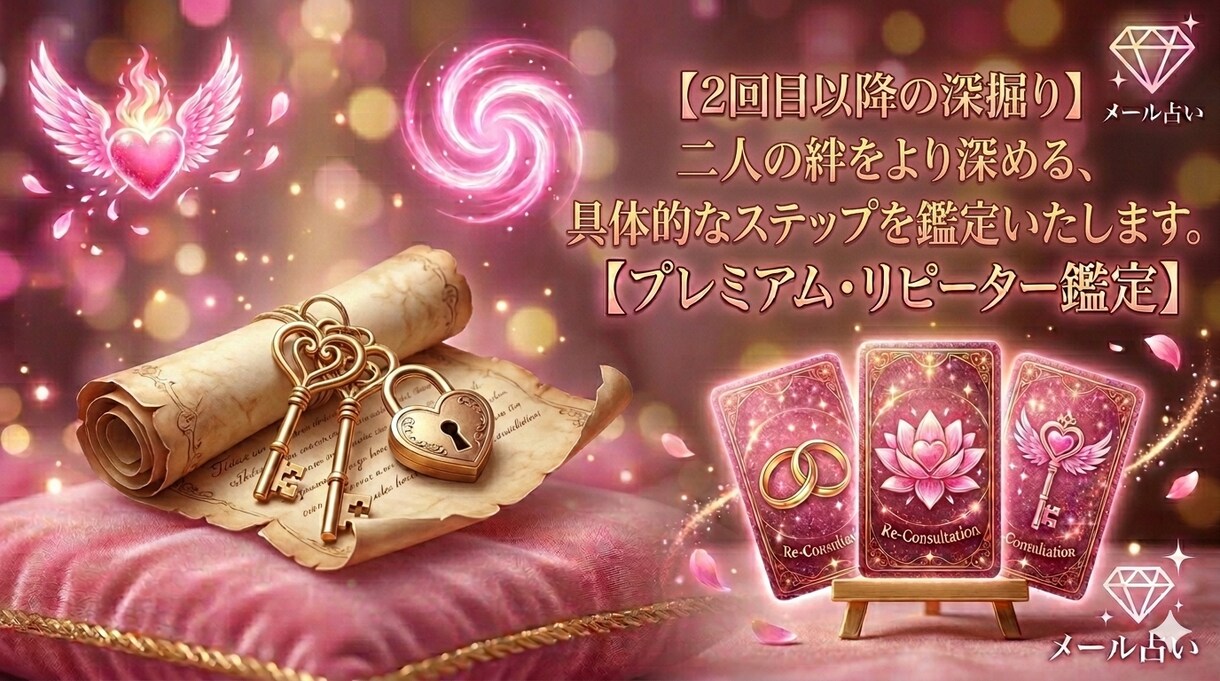 あの人の本音と未来、 次に起こる転機を占います 限定枠◆丁寧に向き合うボリューム鑑定と具体的なアドバイス イメージ3