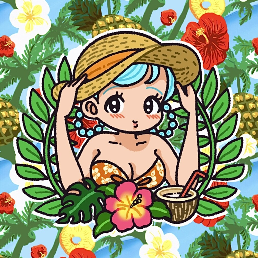 商用利用OK！可愛いイラスト・アイコンお描きします ポップで可愛い女の子イラストが得意です イメージ3