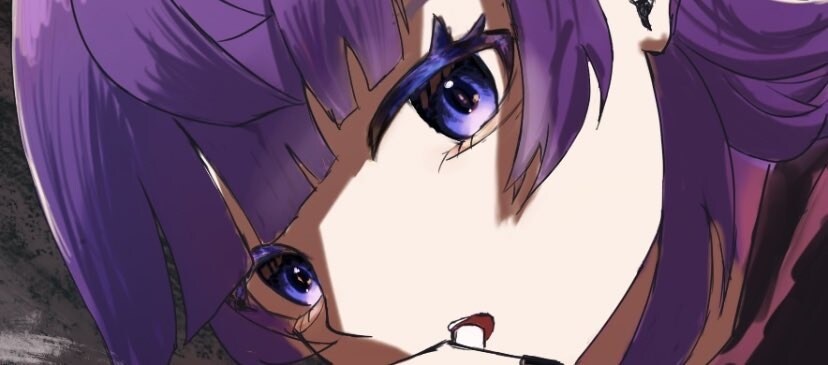 アイコン、1枚絵かきます 吸い込まれそうな瞳が特徴！テイストはカッコ可愛い系です！ イメージ1