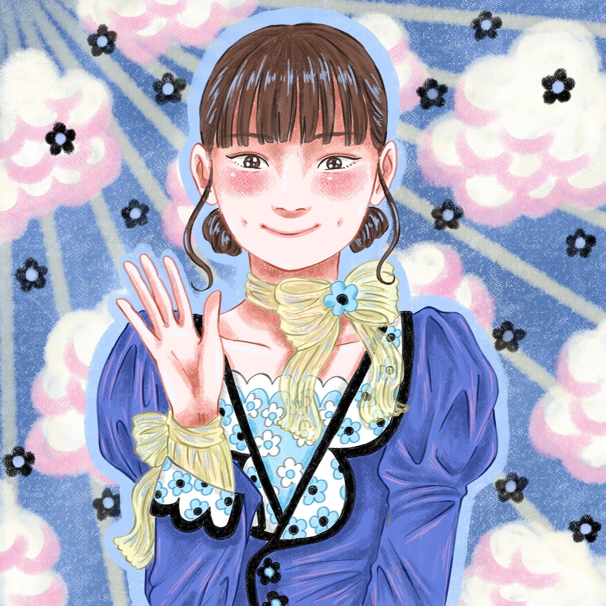 あなたの個性を詰め込んだイラストを描きます 「好き」「個性」「らしさ」を生かしたポップで可愛い似顔絵！ イメージ1