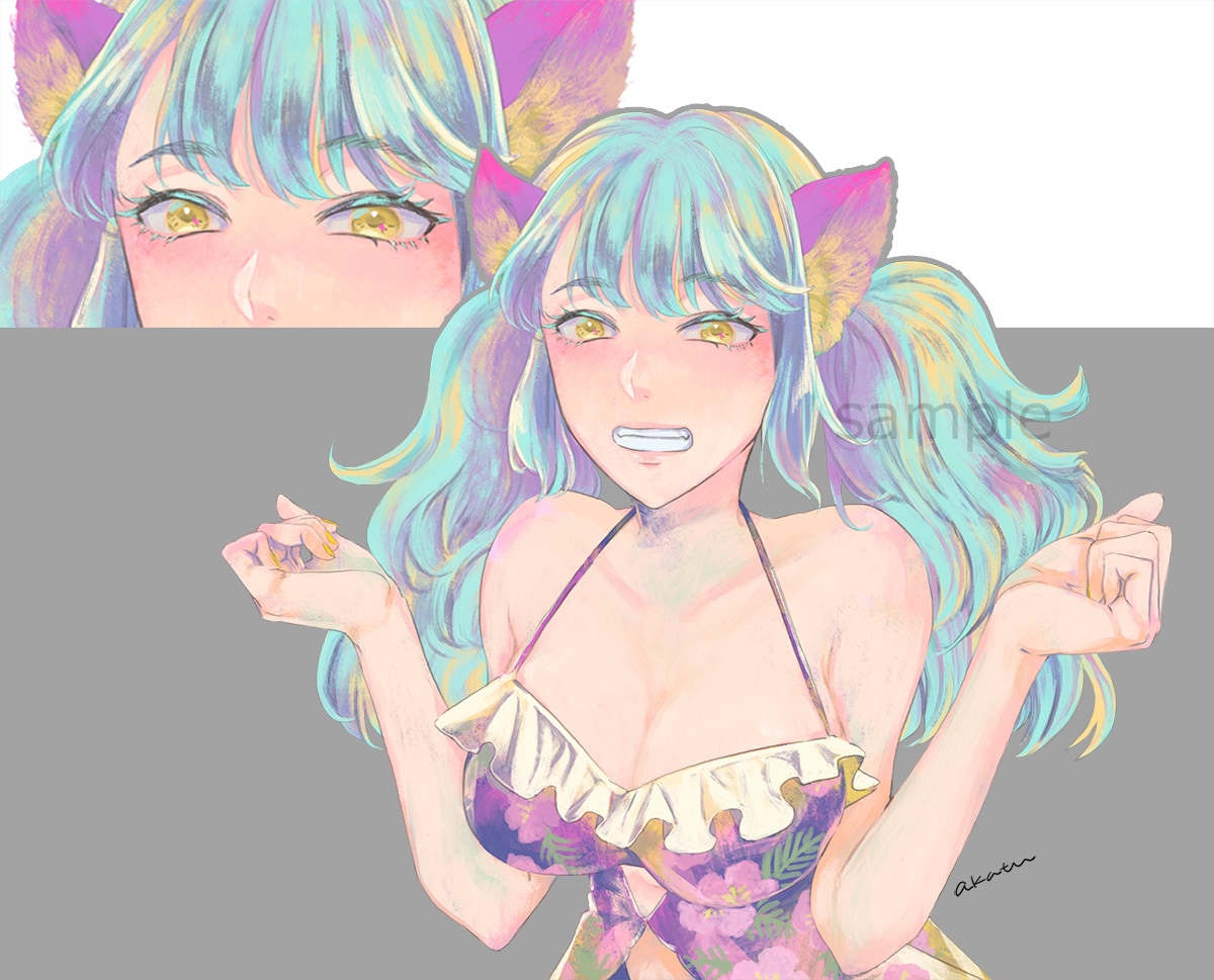 ご希望のイラストをお描きします サムネ・ヘッダー・立ち絵・動画用１枚絵などに！ イメージ9