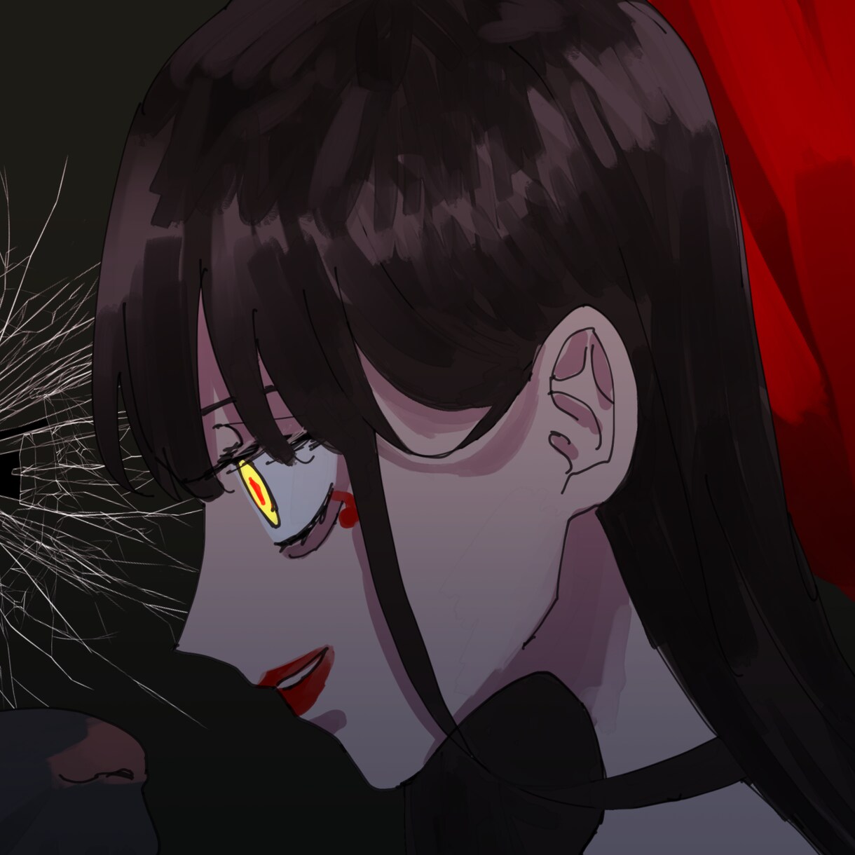 最低金額でダークな雰囲気のアイコン描きます ダークな雰囲気のアイコンを描きます イメージ1