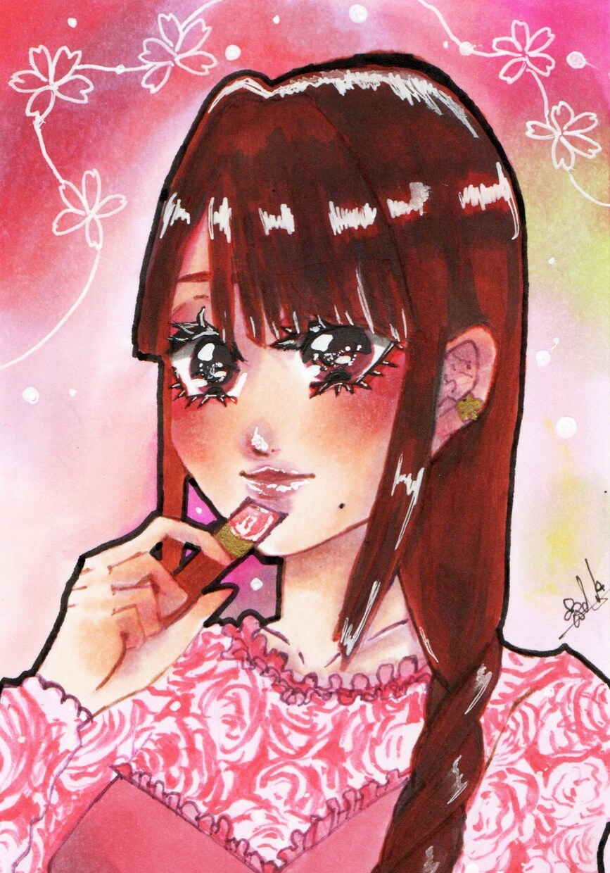 コピックで深みのある人物のアイコンを描きます 男の子女の子どちらもカッコいい子可愛い子対応可能です‼︎ イメージ2