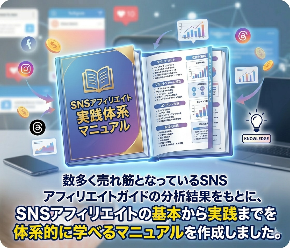 初心者向け｜SNS×アフィリエイトガイド提供します 顔出し不要/スマホ/収益化/副業/ブログ/アフィリエイト イメージ3