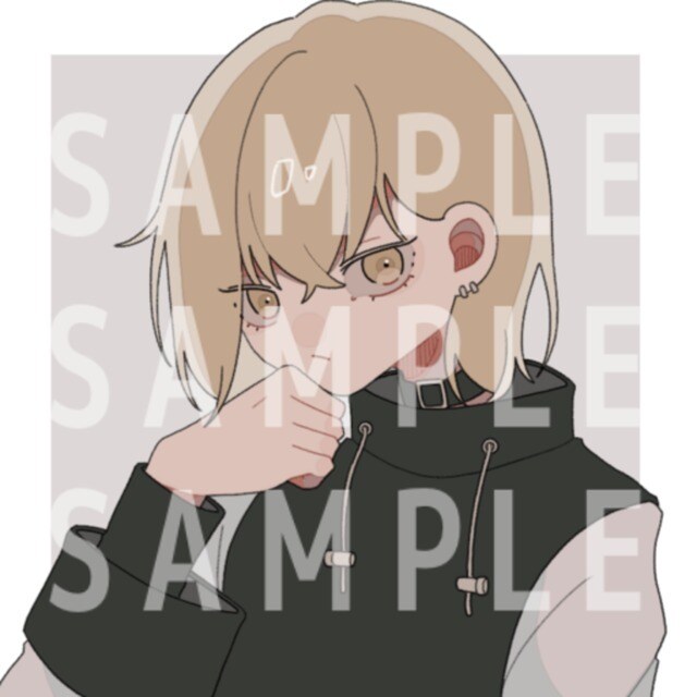 SNSアイコン制作承ります 最短即日納品！かわいいイラストをすばやくお届けします！☺︎ イメージ3