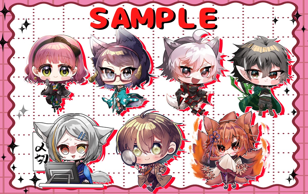 IRIAMや配信等で使用するSDキャラ描きます 最短即日！商用利用可！かわいい、YouTubeやx等でも イメージ4
