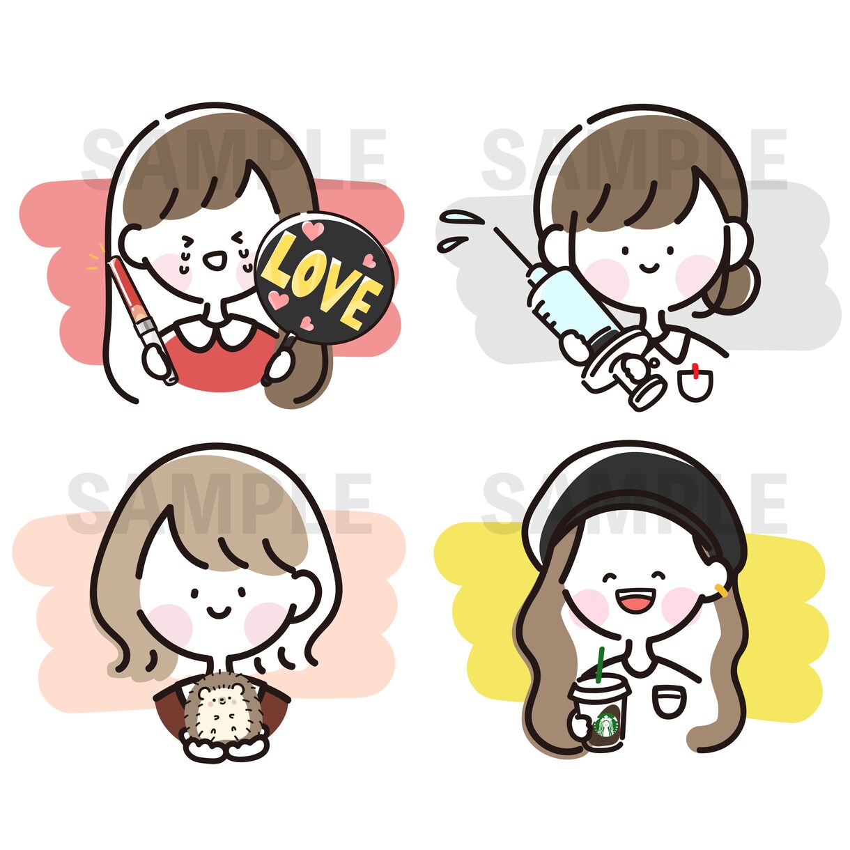 ゆるいオリジナル似顔絵アイコン描きます YouTube/SNS/ブログでも使えるかわいいイラスト！ イメージ7
