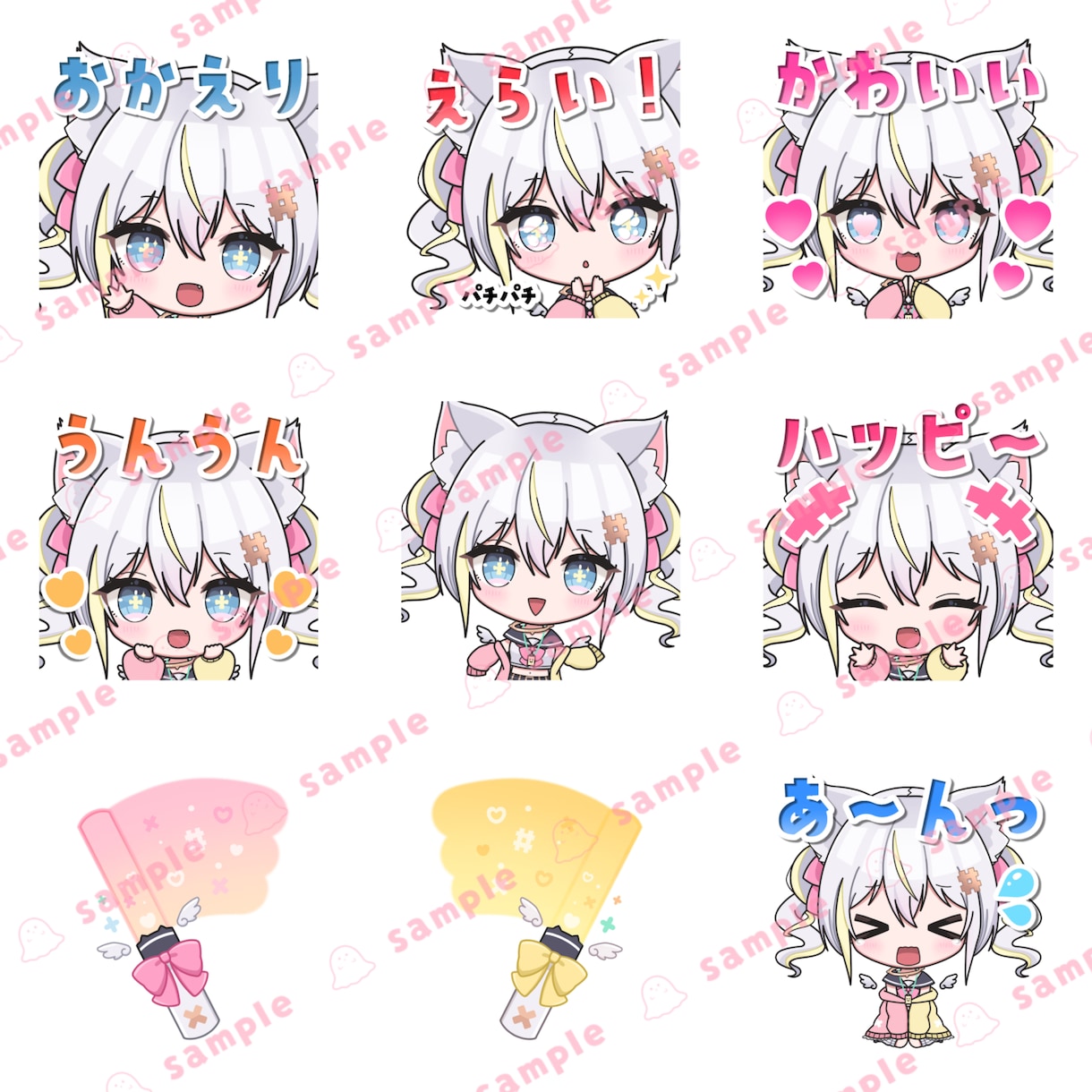 YouTube等のバッジ・スタンプを作成します Vtuber様向け！1個2000円！（3つ以上〜） イメージ3