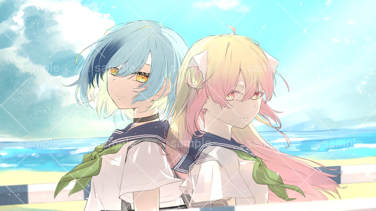 歌ってみた用イラストを制作いたします 活動者のみなさんを手伝いたい！ イメージ8