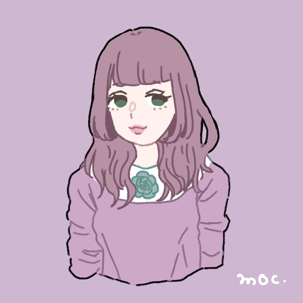 可愛いオリジナルアイコン、似顔絵描きます SNSのアイコンや、インスタのハイライト、プレゼントにも♡ イメージ3