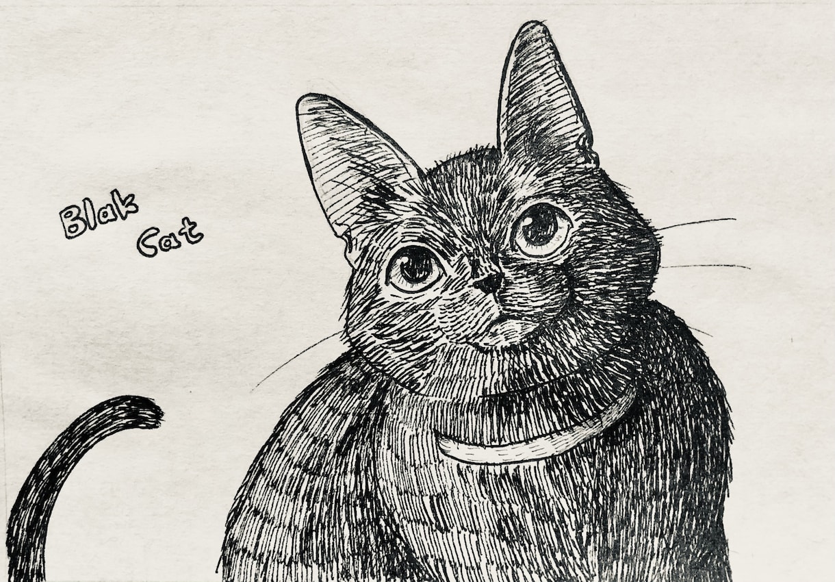 アンティークな動物のペン画お描きいたします 世界に１つだけ☆アナログ手描きで動物をお描きいたします☆ イメージ5