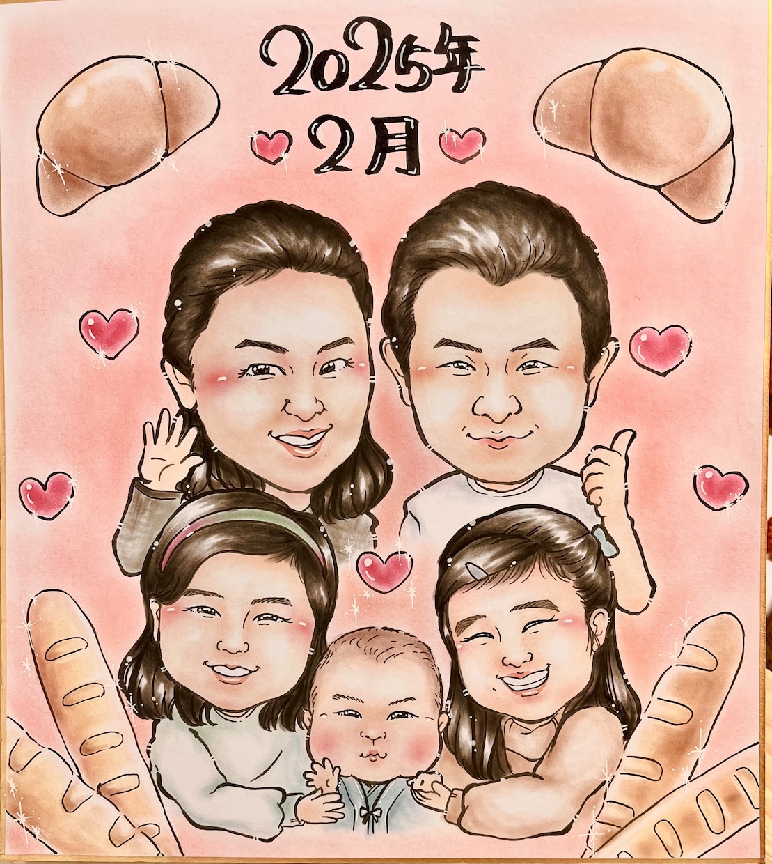 手描きで心を込めて似顔絵をお描きします 大切な記念日やお祝いにどうぞ！ イメージ8