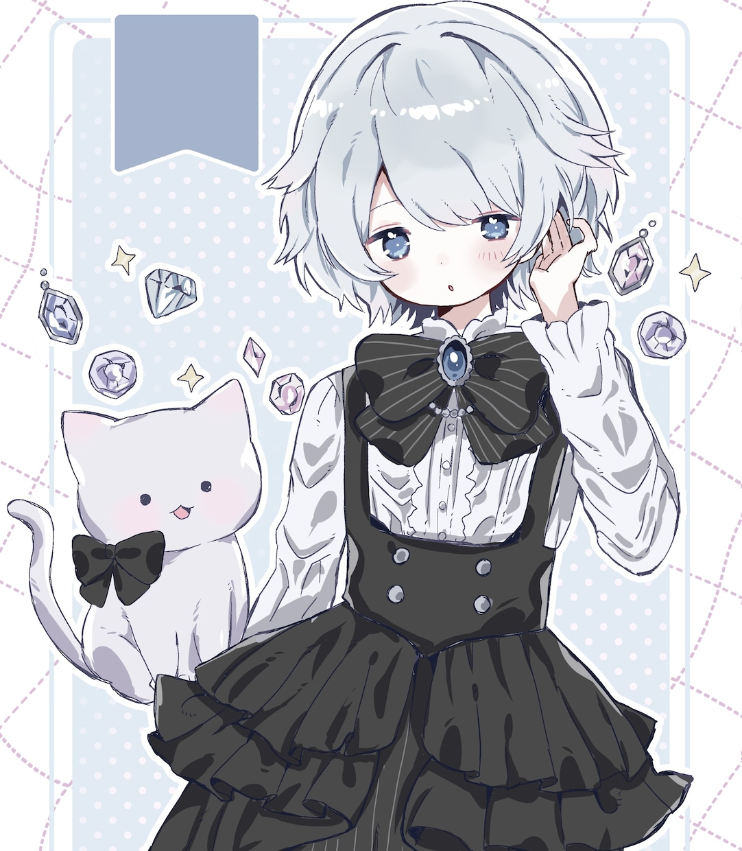 短納期！ゆるかわいいイラスト制作いたします 背景・小物無料！お気軽にご依頼ください イメージ1