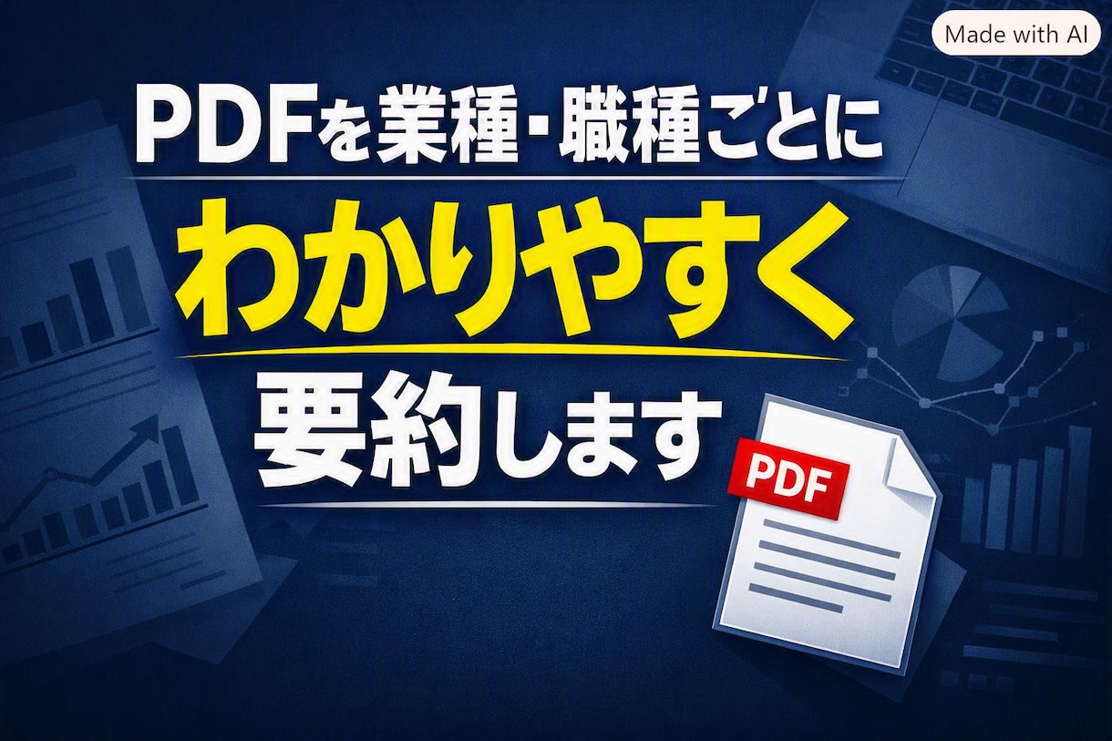 PDF25ページを3〜4分で読める要約にします 会議資料・研修資料など｜25ページまで2,.000円 イメージ1
