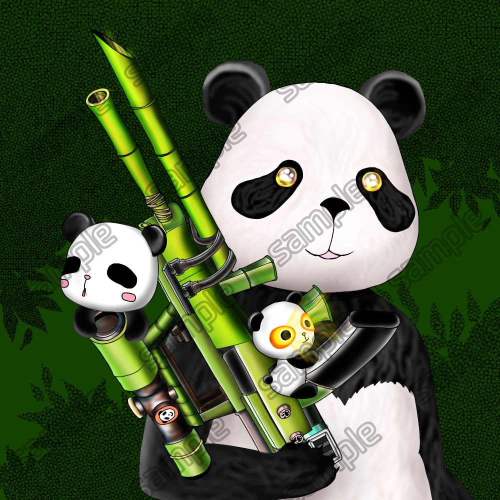 ゲーム用アイコン！小物/名入れ/手/サービスします 銃のリアル感は神レベル！背景透明データプレゼント イメージ3